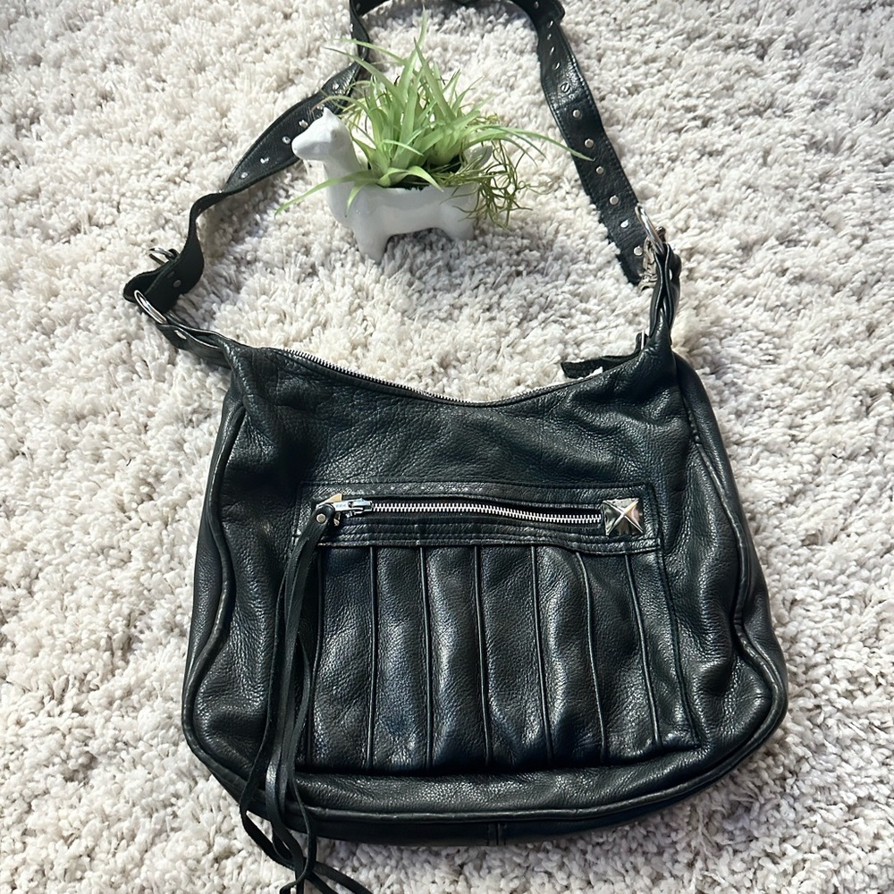 Faux leather black purse women’s tote over the shoulder big wallet hand …
